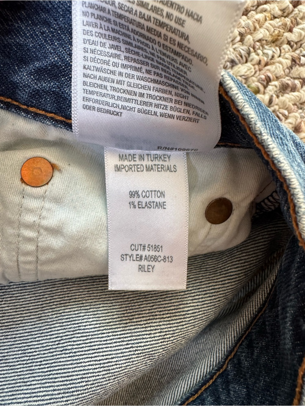 Agolde Riley crop size 25 - Picture 7 of 7